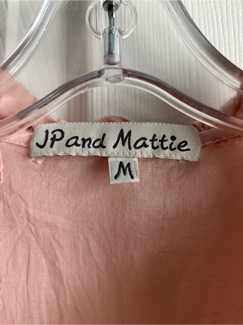 JP & Mattie Lace Band Shirt Top 3/4 Sleeve Lightweight Top Romantic Size Med - Picture 2 of 4
